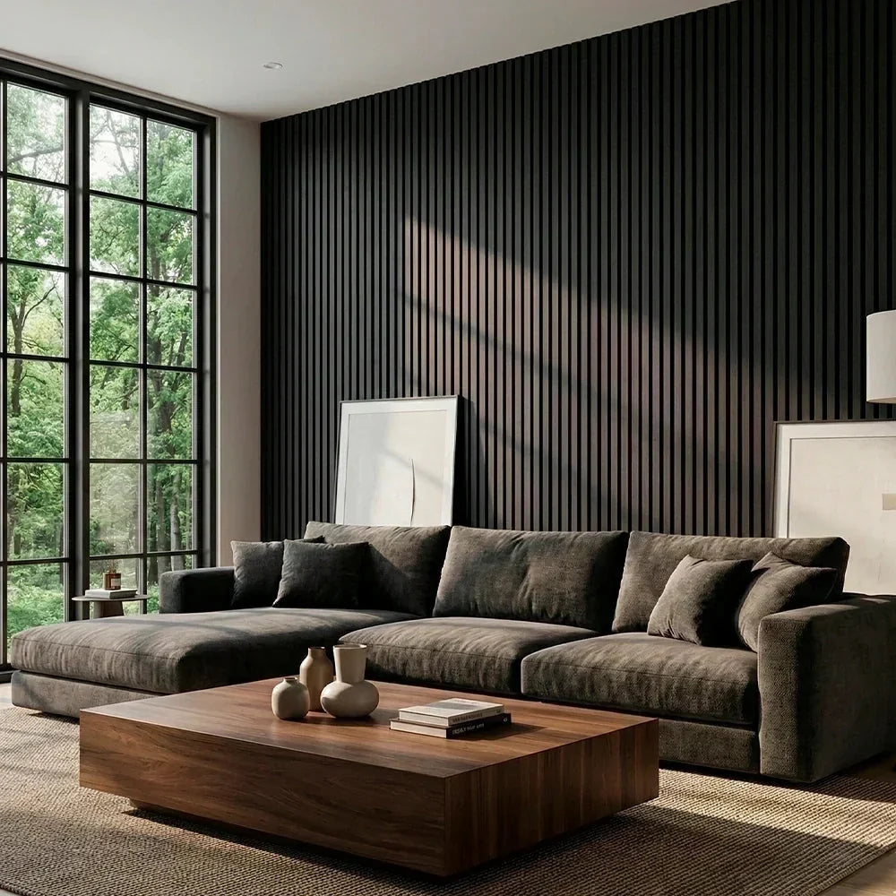 Paneles Acústicos Flexibles de Madera (270 cm × 110 cm)