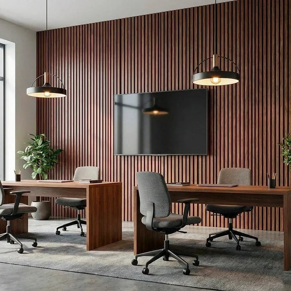 Paneles Acústicos Flexibles de Madera (270 cm × 110 cm)