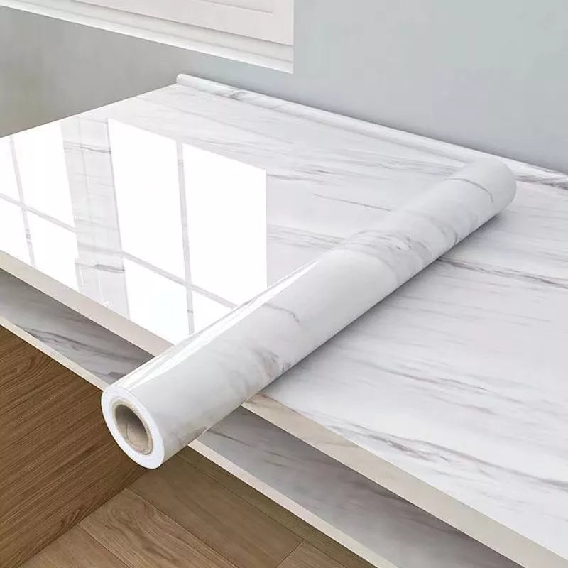 Waterproof and Fire-Resistant Marble Effect Wall Sticker – Buy 1, Get 2