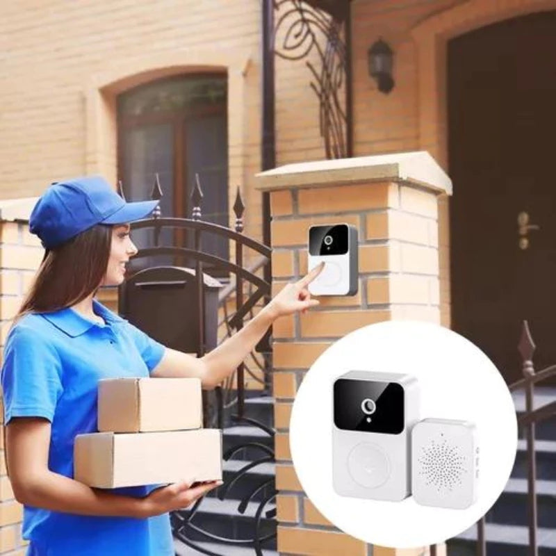 HD Wi-Fi Camera Doorbell – Wireless Smart Home Video Doorbell, Rechargeable