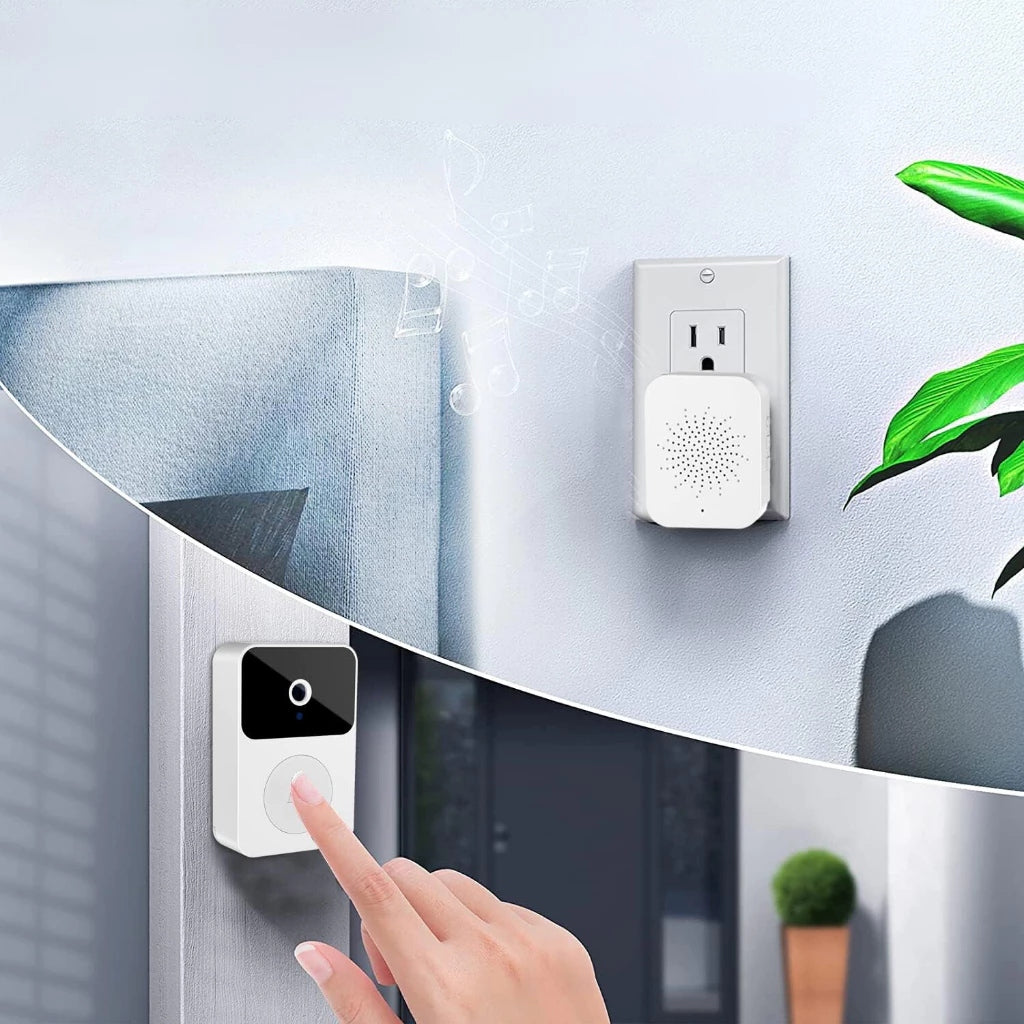 HD Wi-Fi Camera Doorbell – Wireless Smart Home Video Doorbell, Rechargeable