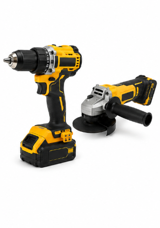 Drill + Angle Grinder