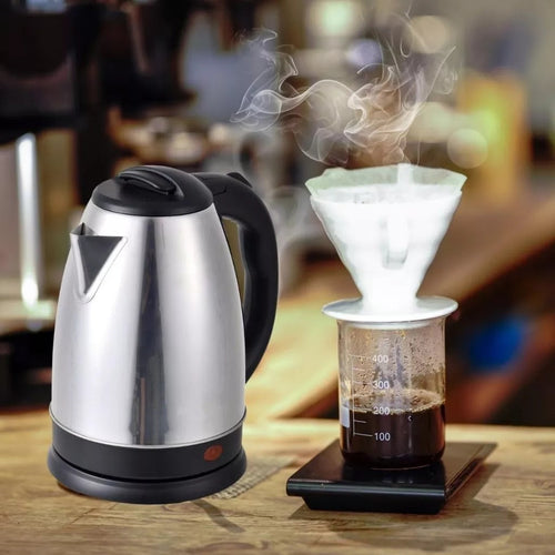 1.8L Stainless Steel Electric Kettle – Silver Jug