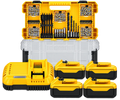 Kit with batteries charger and accessories