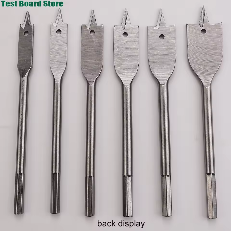 10–20 mm Wood Spade Drill Bit Set with 3-Point Positioning
