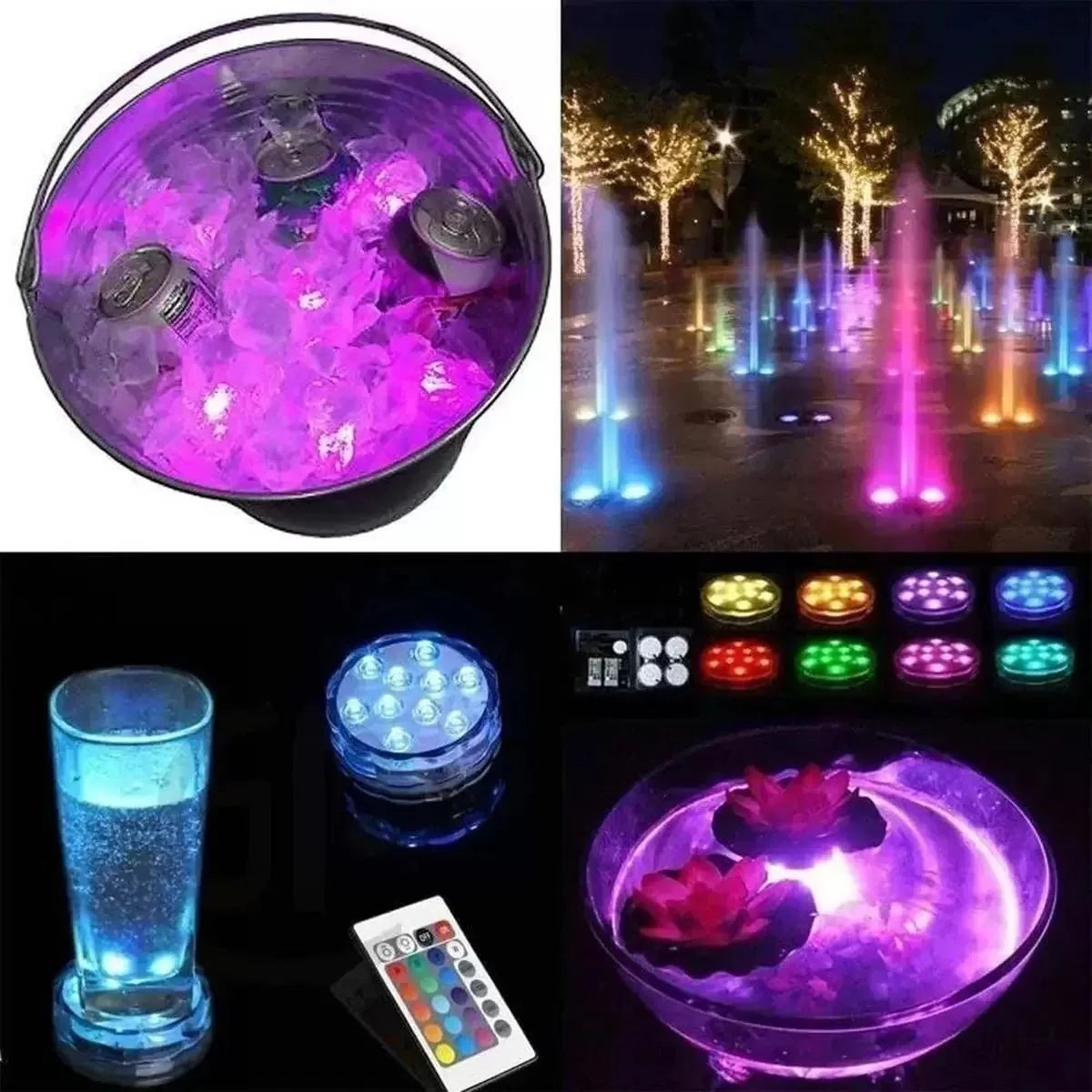RGB Pool Light Set | Wireless with Remote Control