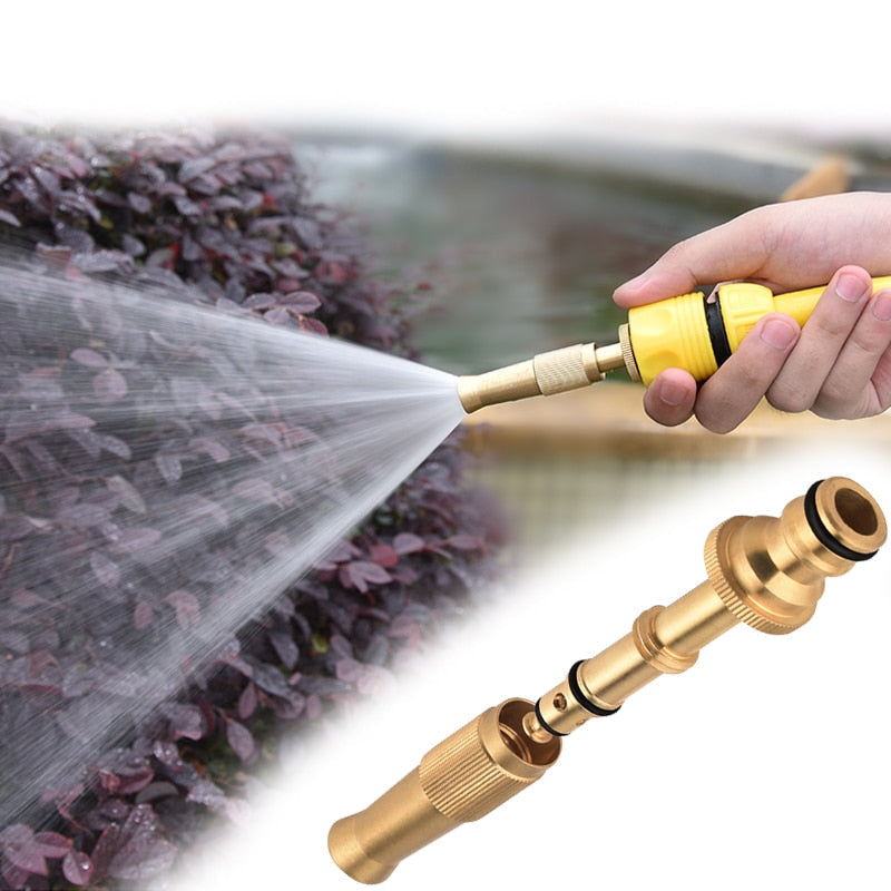 Adjustable High-Pressure Hose Nozzle for Cleaning