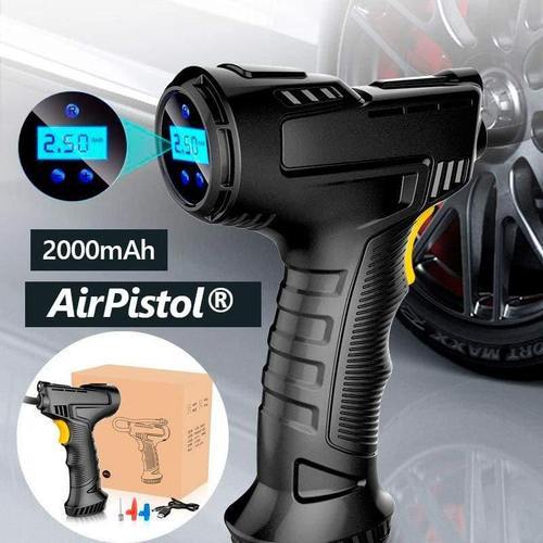 Digital Tire Inflator + 3 Different Nozzles – AirPistol