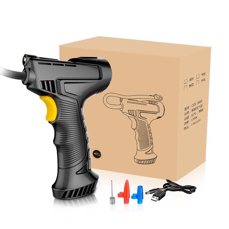 Digital Tire Inflator + 3 Different Nozzles – AirPistol