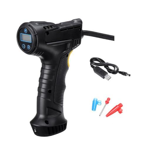 Digital Tire Inflator + 3 Different Nozzles – AirPistol